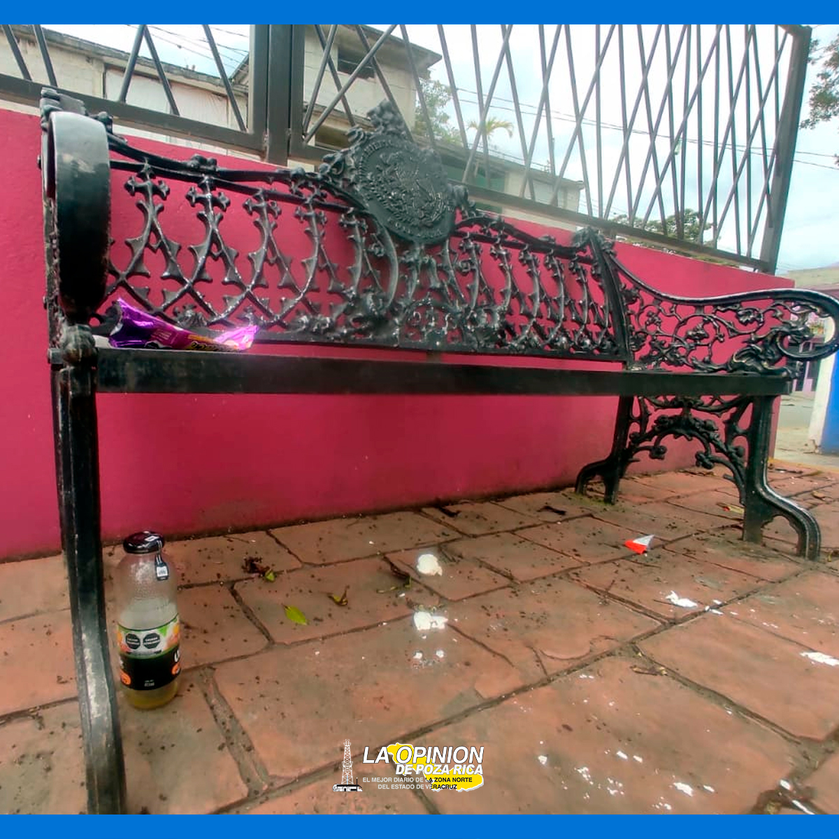 Destruyen Parque Infantil en El Huasteco