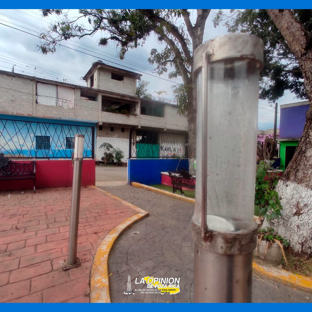 Destruyen Parque Infantil en El Huasteco