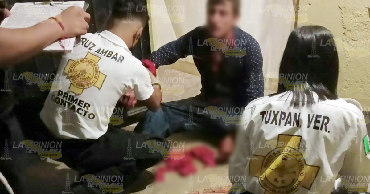 Ebrio intenta suicidarse