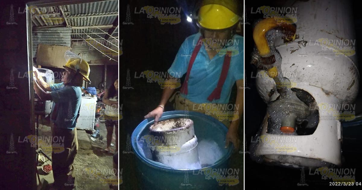 Fuga de gas causa incendio en vivienda Fuga de gas causa incendio en vivienda 2