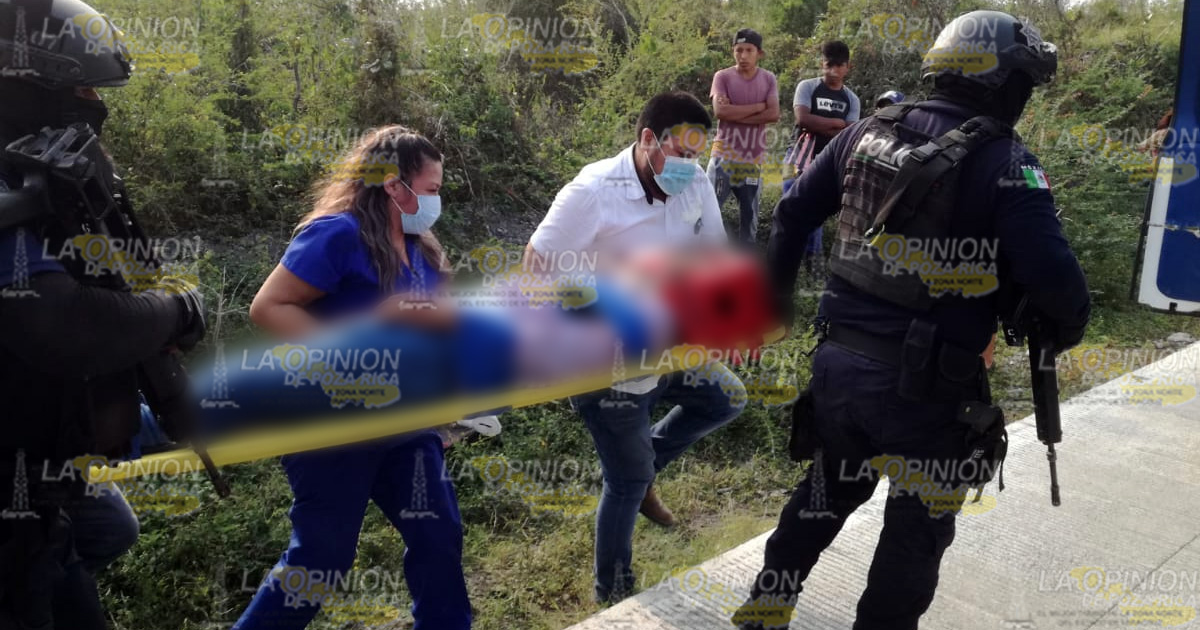 Heridos en choque de motocicletas