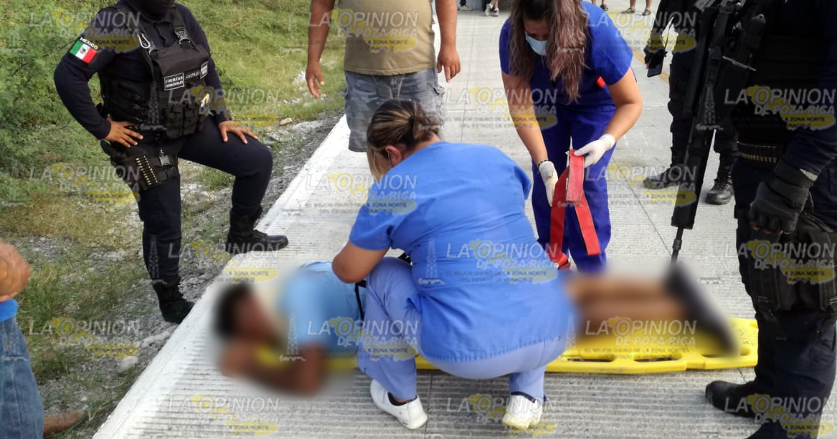 Heridos en choque de motocicletas