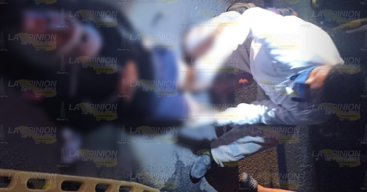 Jornalero derrapa en su moto