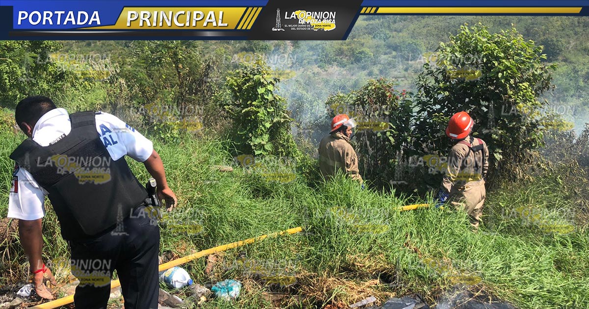 Luchan por horas contra incendio