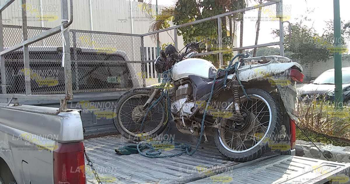 Motociclista fracturado