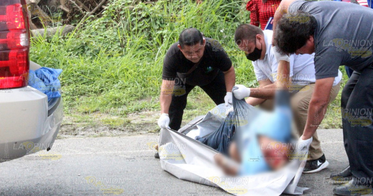 Muere atropellado por trailer