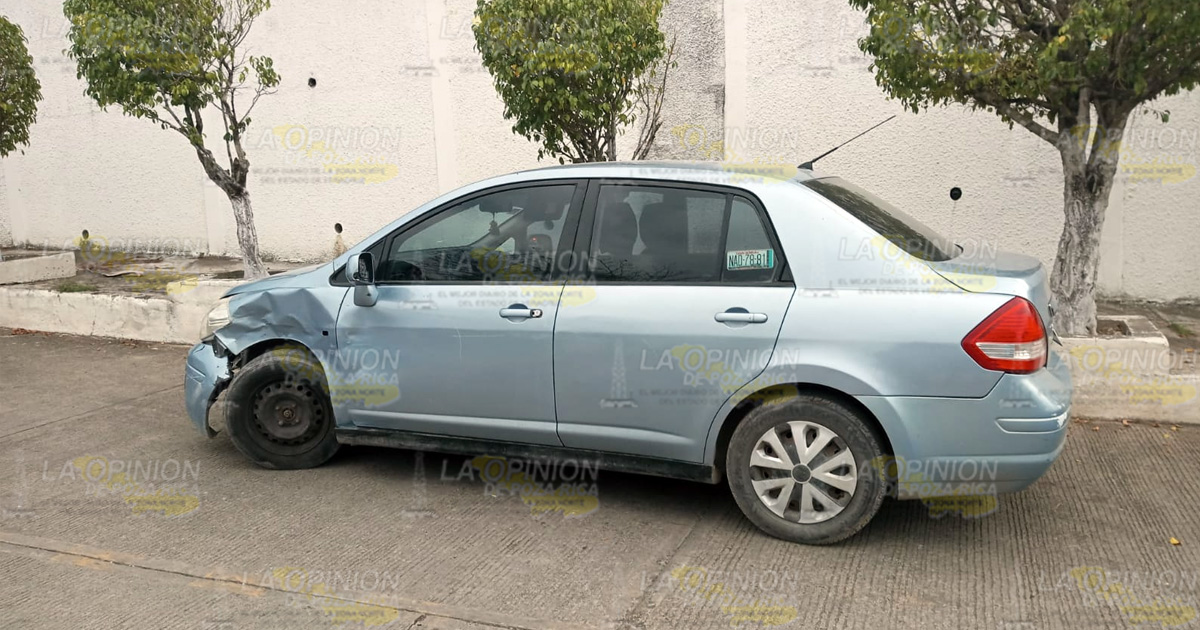 Pareja herida en accidente