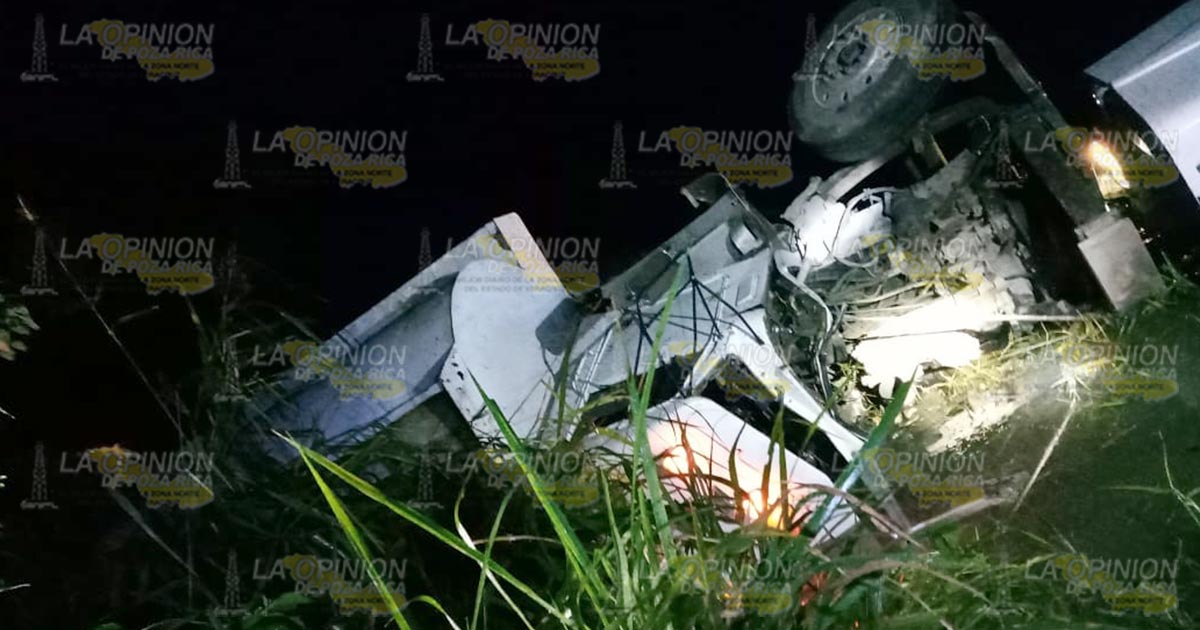 Pipa cae a barranco en Álamo