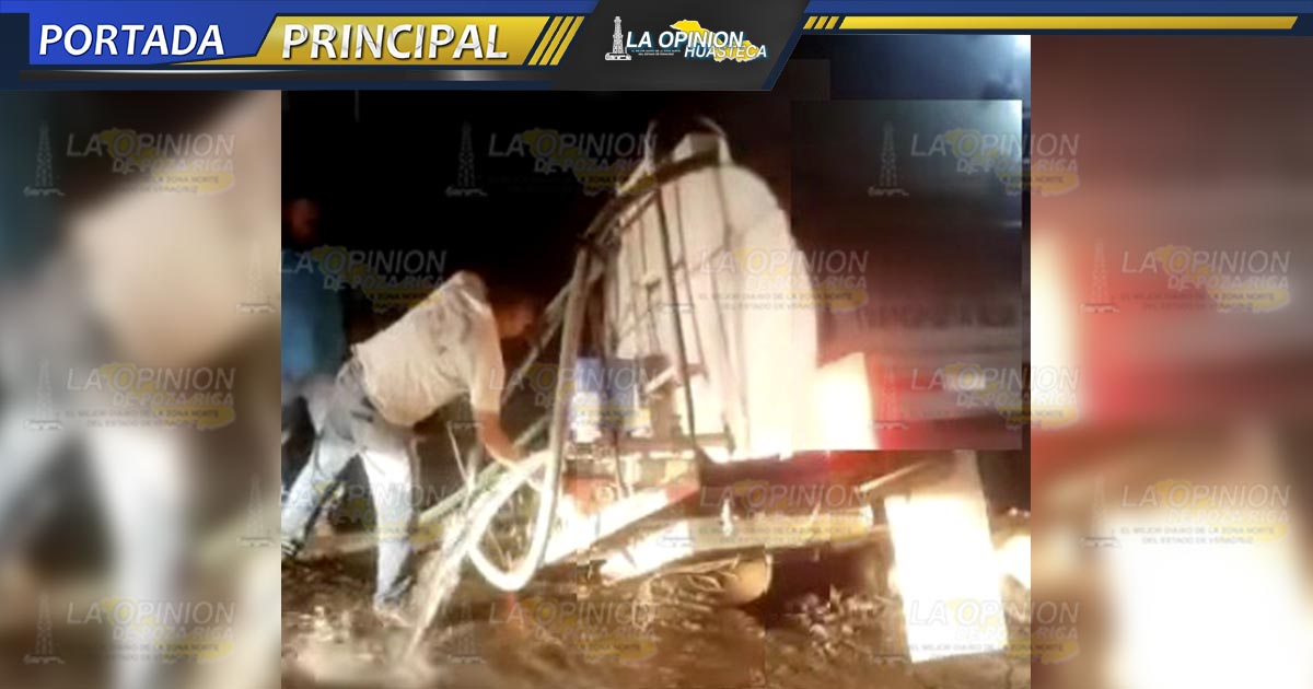 Pipa cae a zanja