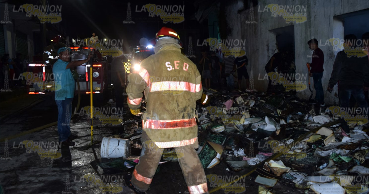 Se incendia un Beneficio de café, en Plan de Arroyos