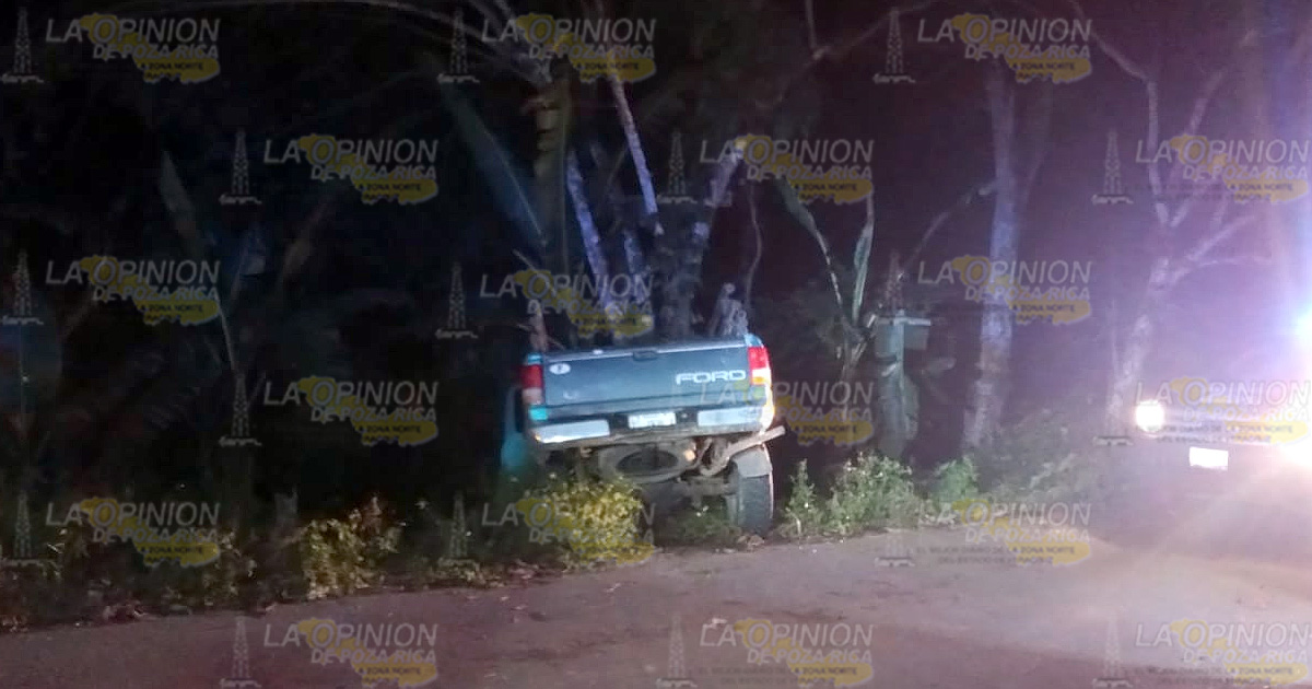 Se salió de la carretera y se dio a la fuga