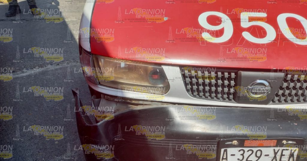 ¡Enésimo choque en el bulevar de Tuxpan!