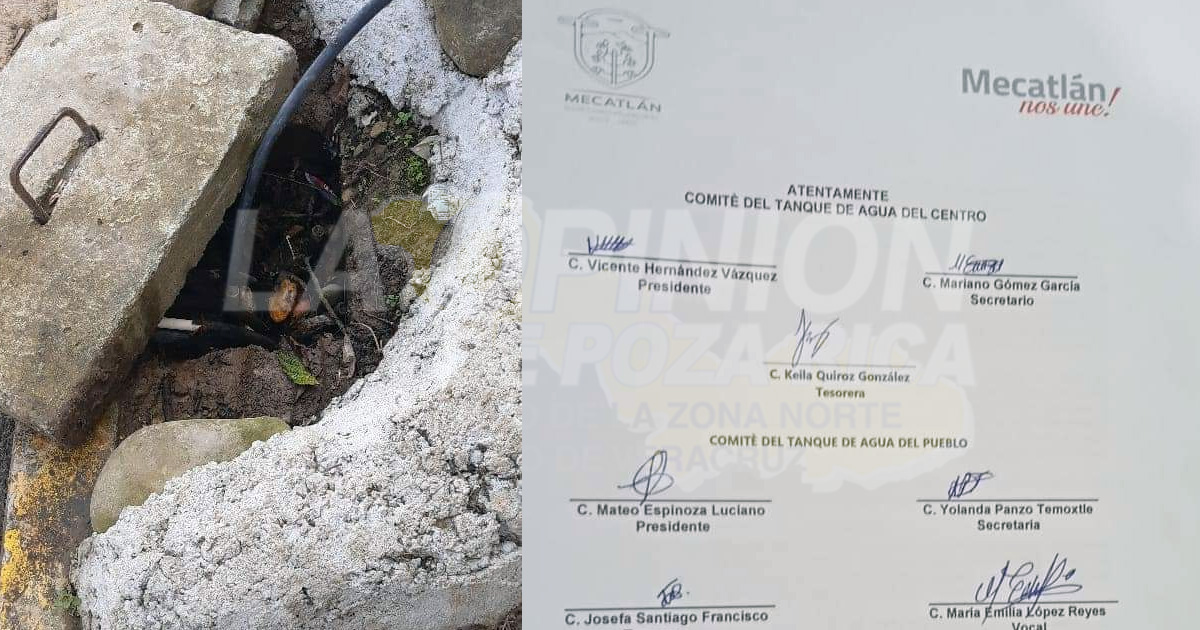 Vecinos acaparan el agua del pueblo