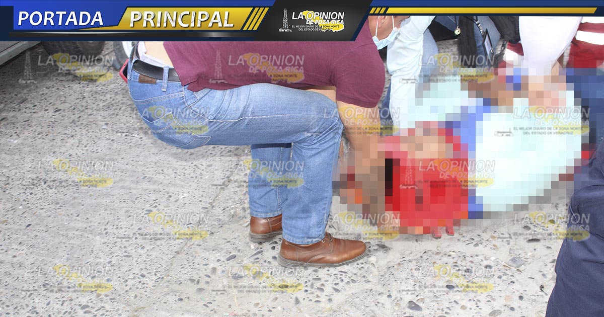 ¡Casi lo matan por un bache! ¡Casi lo matan por un bache!