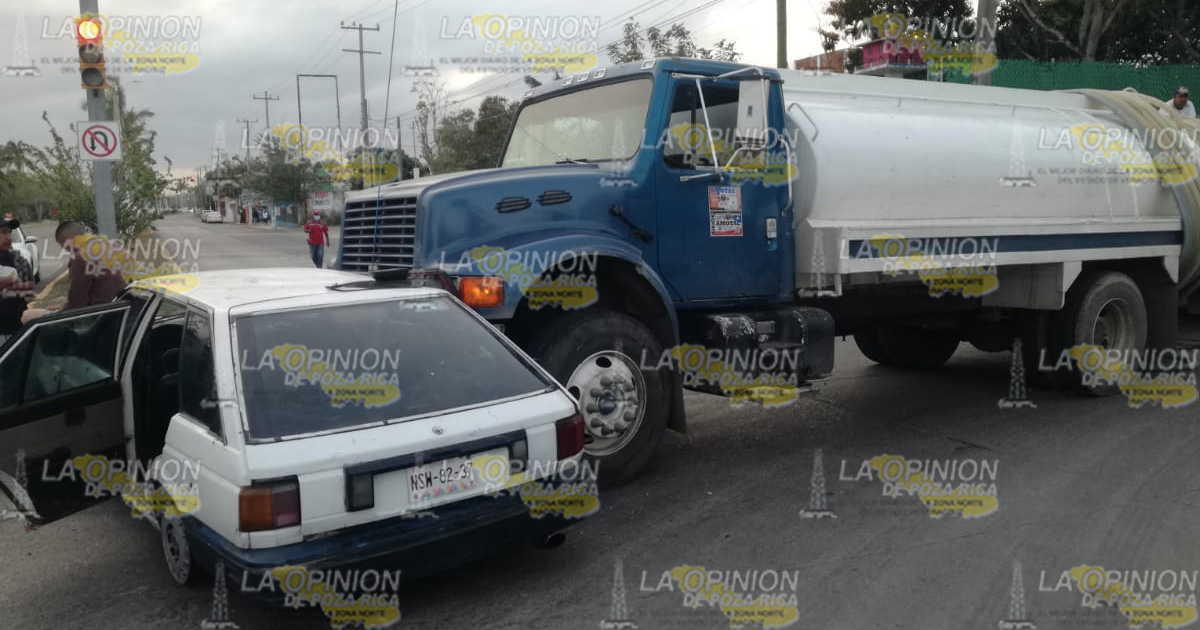 ¡Embestidos por una pipa!