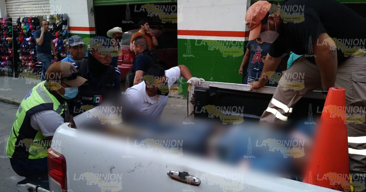 ¡Le cayó un muro encima!