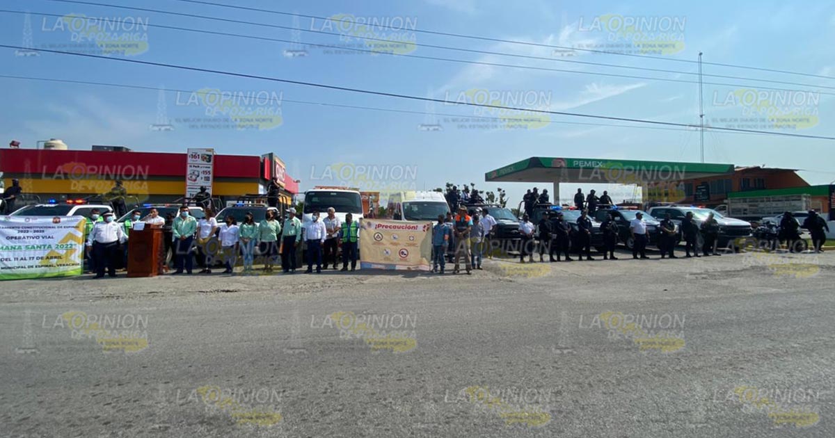 Arranca Operativo de Semana Santa en el Totonacapan
