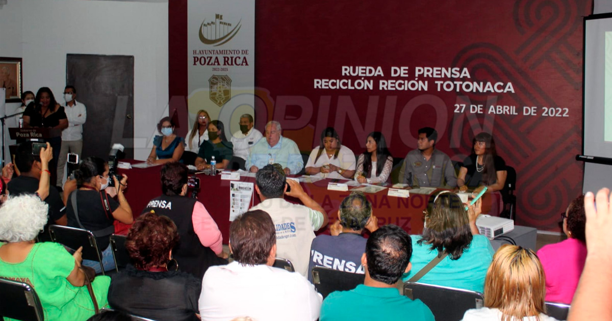 Arranca primer Reciclón Región Totonaca en Poza Rica en pro del medio ambiente