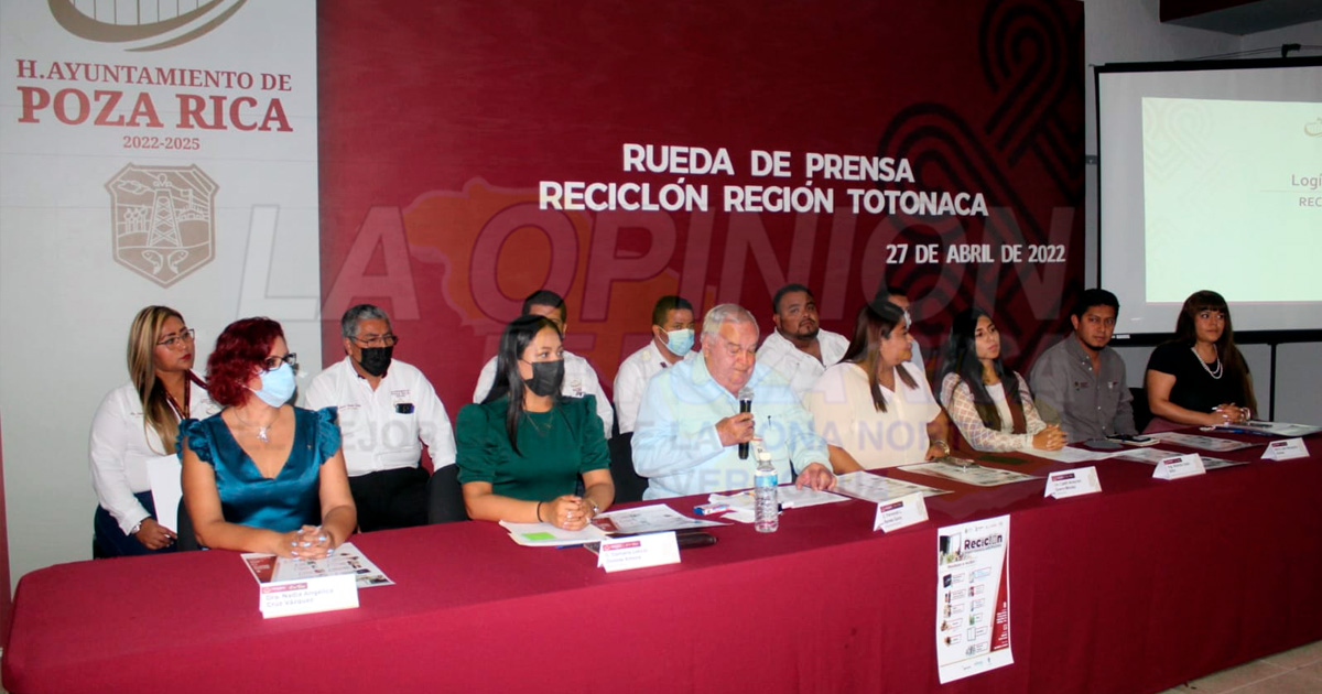 Arranca primer Reciclón Región Totonaca en Poza Rica en pro del medio ambiente
