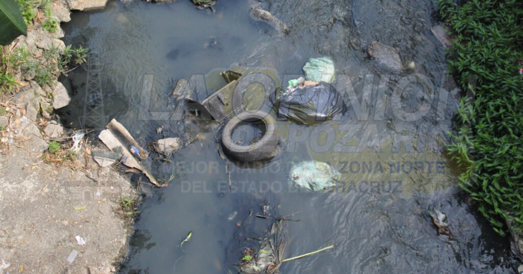 Azolvados la mayoría de los arroyos que cruzan Poza Rica
