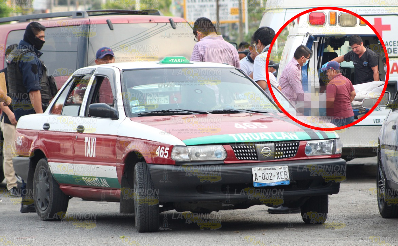 Balean hombre y muere durante traslado al hospital, en Tihuatlán
