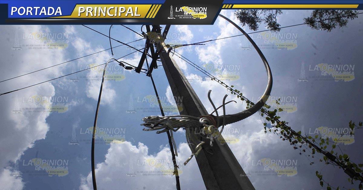 Descuelgan cable de CFE Descuelgan cable de CFE