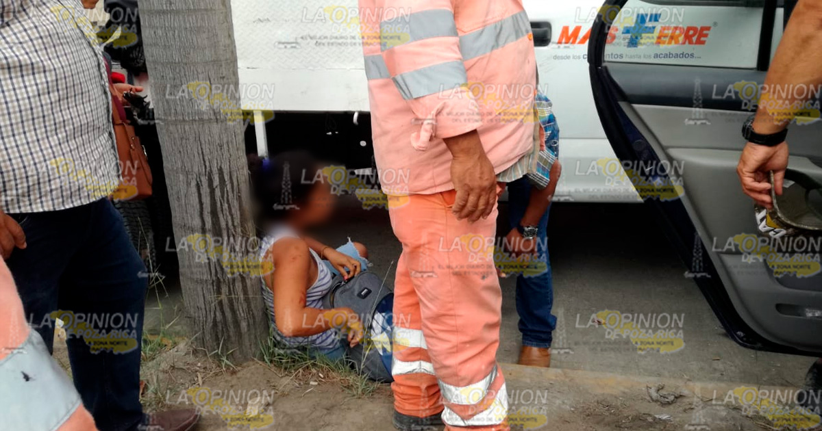 Encontronazo deja 6 personas heridas