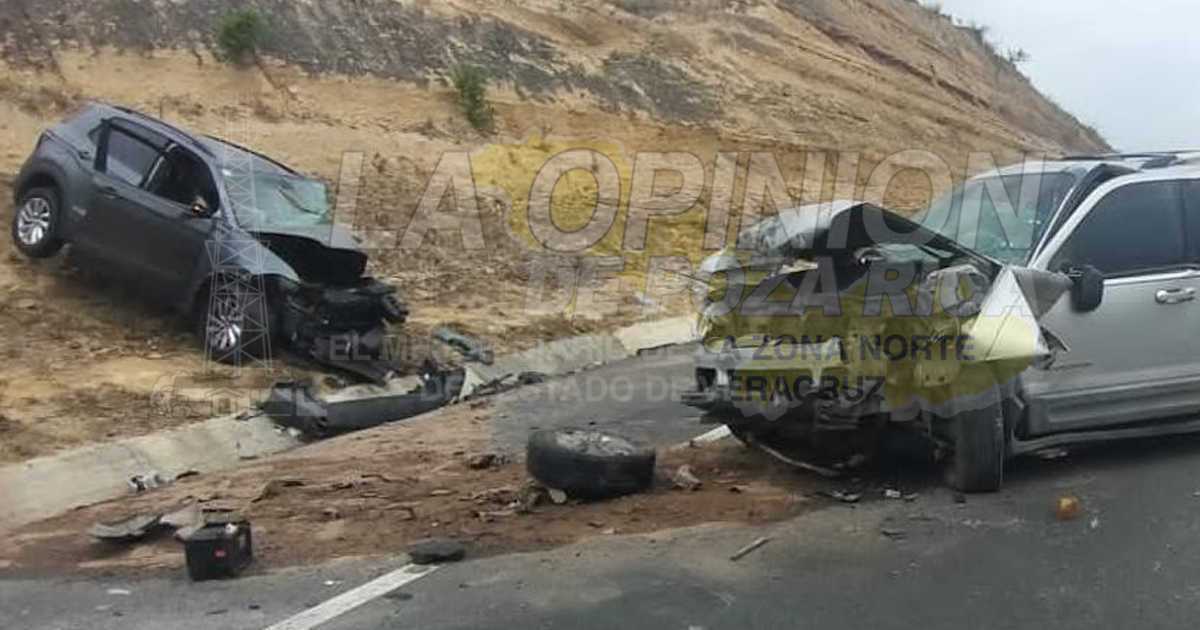 Fatal choque en la Tuxpan- Naranjos