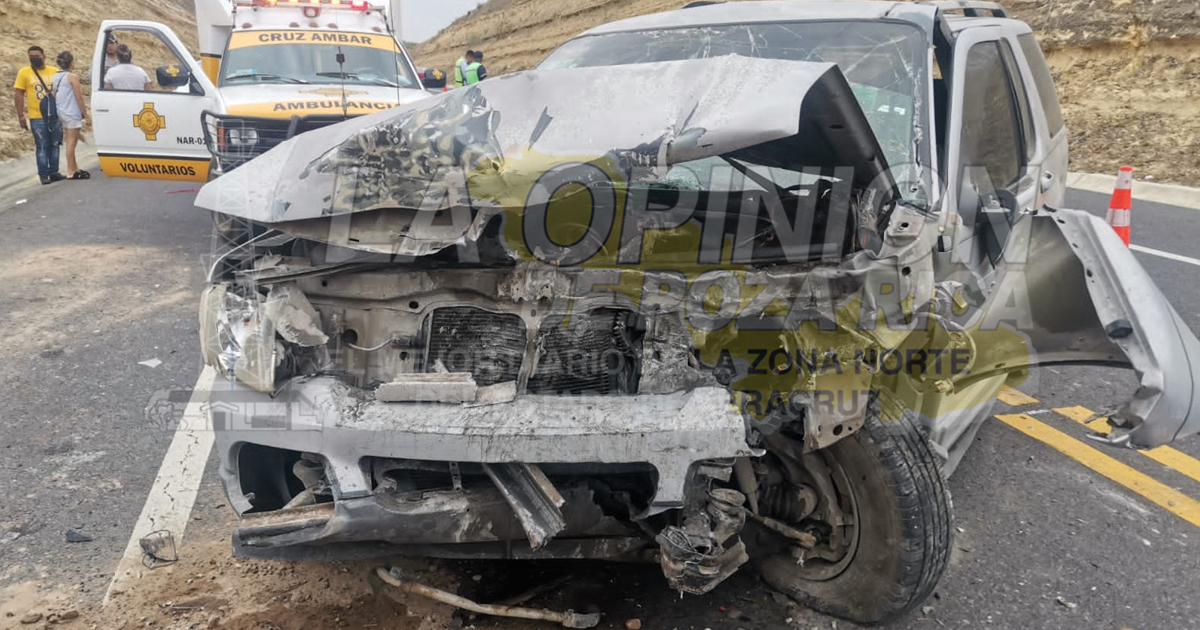 Fatal choque en la Tuxpan- Naranjos