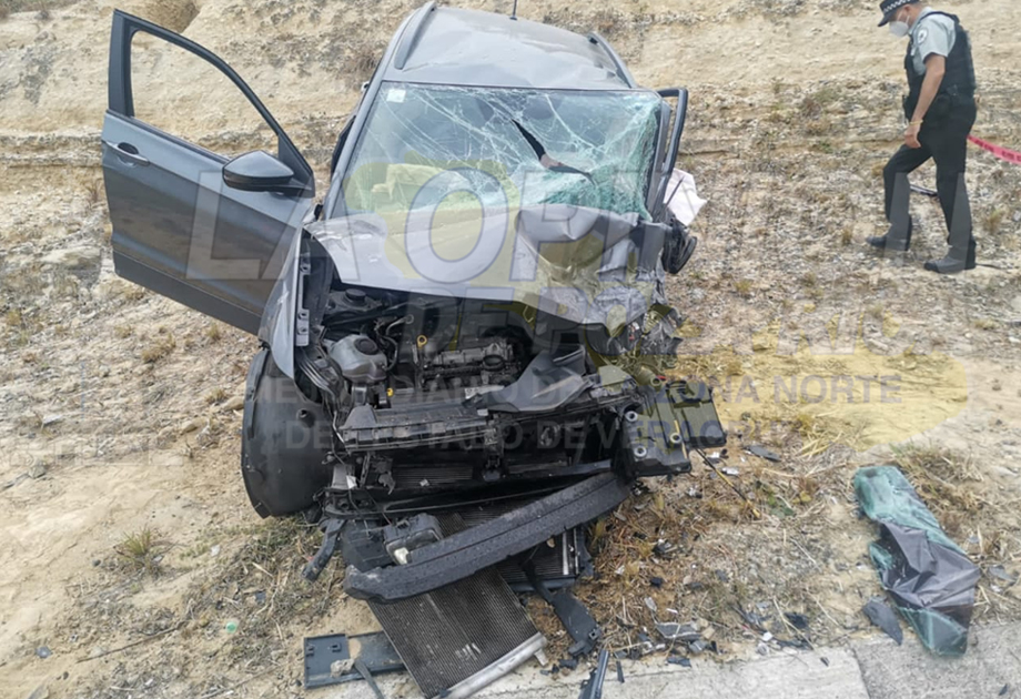 Fatal choque en la Tuxpan- Naranjos