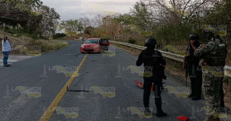 Fuerte choque en la Tuxpan-Tampico