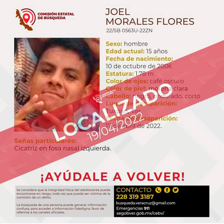 Hallan uno, pero desaparece otro