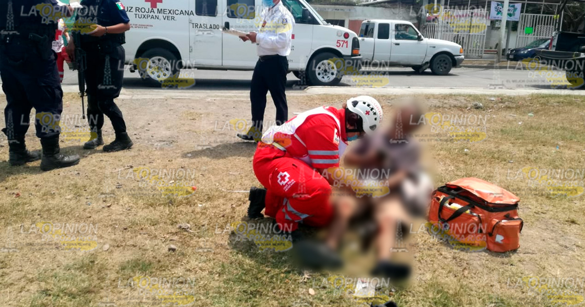 Heridos en choque de motocicletas