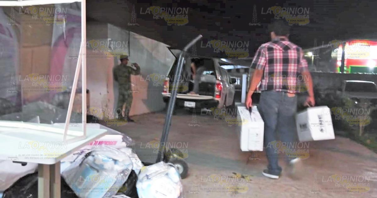 Inicia envío de paquetes electorales a municipios del 03 Distrito