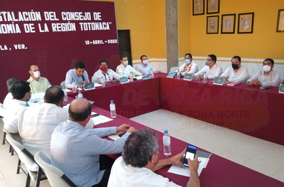 Instalan Consejo de economía de la región totonaca