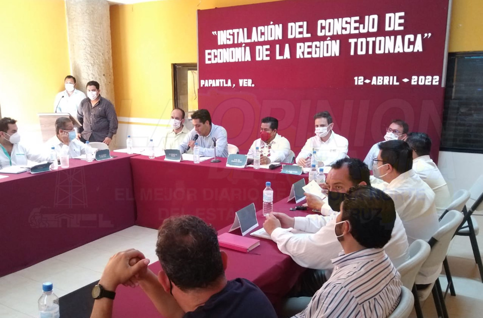 Instalan Consejo de economía de la región totonaca