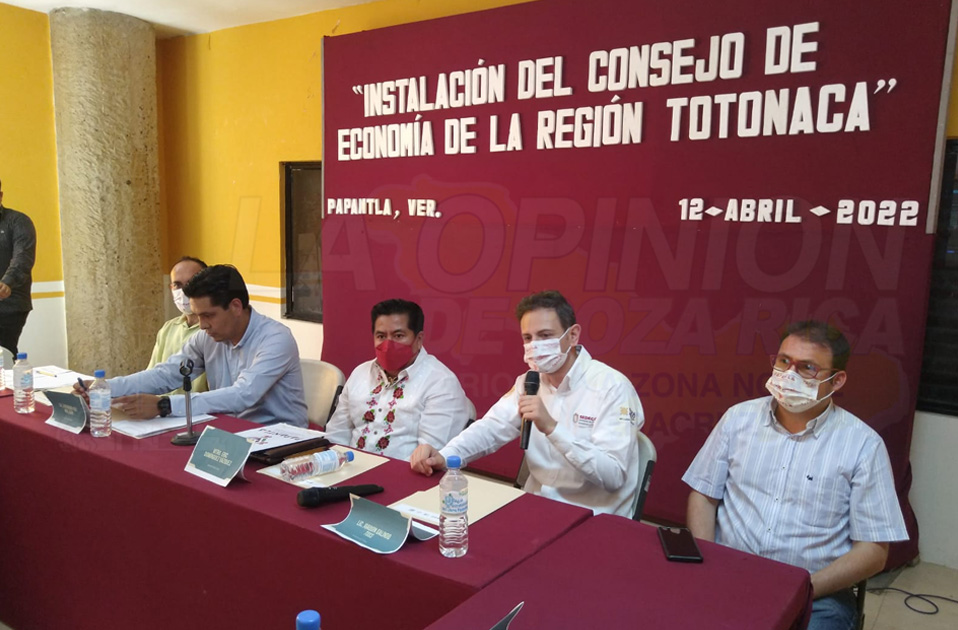 Instalan Consejo de economía de la región totonaca