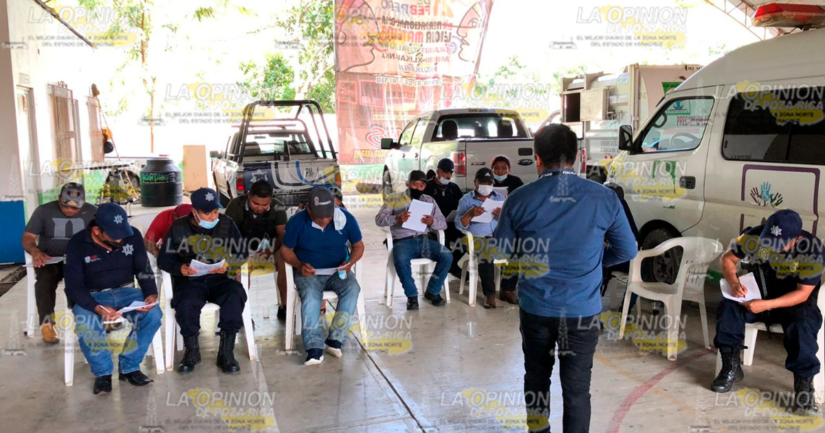 Les enseñan a preservar la escena de un crimen