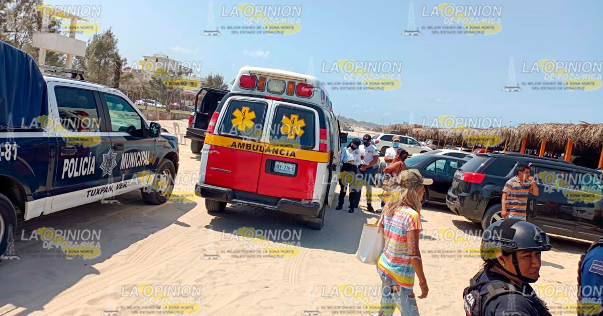 Riña en Playa Barra Norte