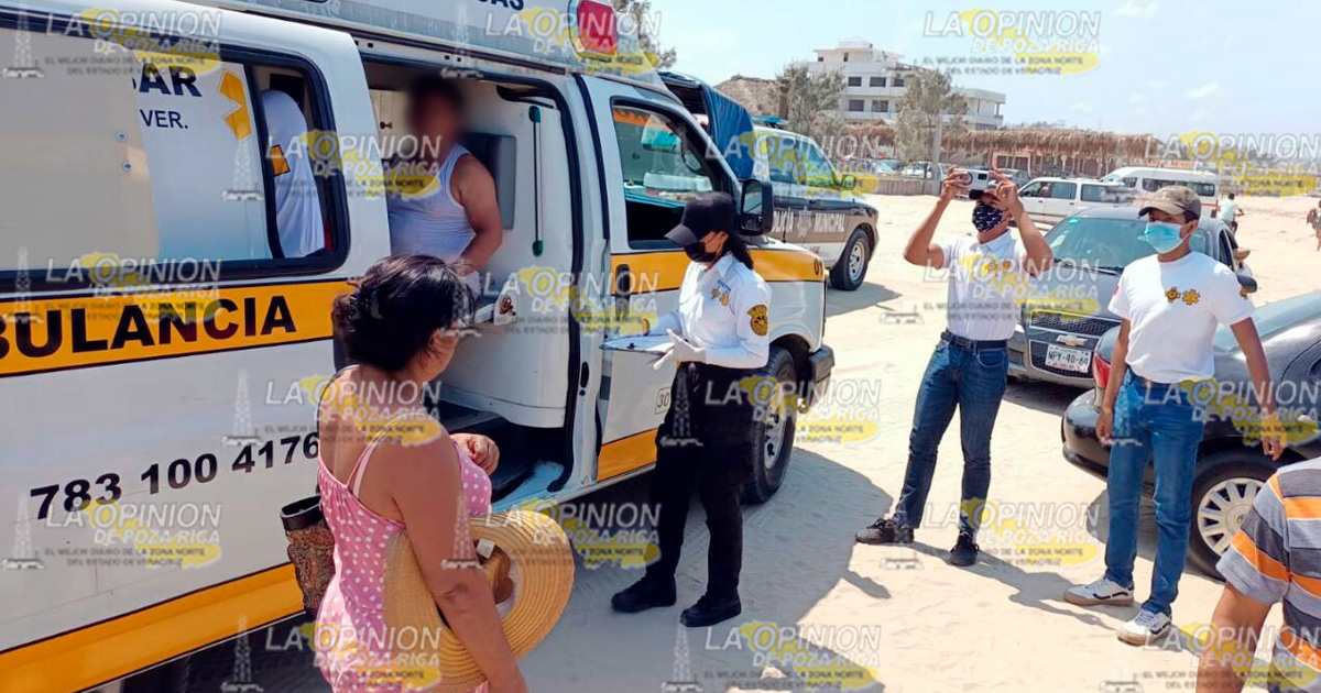 Riña en Playa Barra Norte