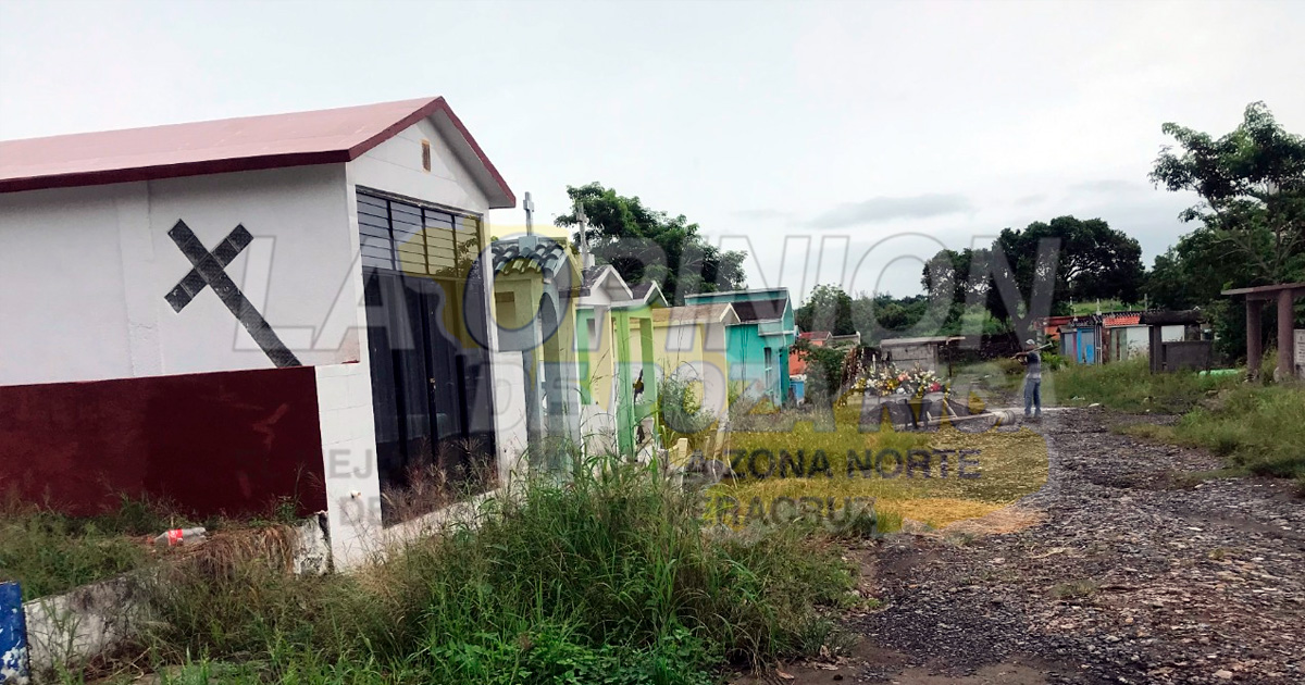 Será un dilema los entierros en Tuxpan