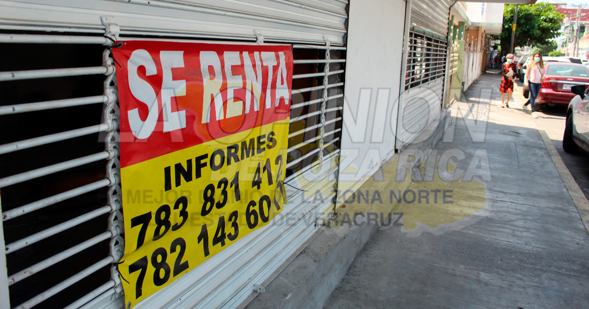 Siguen cerrados dos mil comercios desde que inició la pandemia de Covid-19