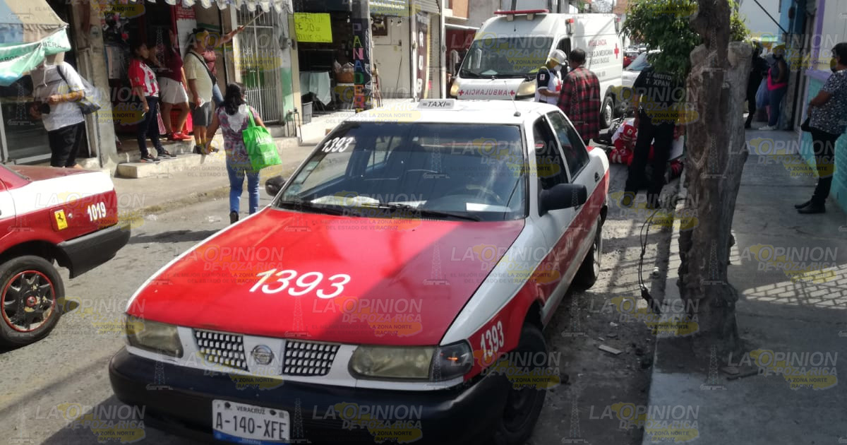 Taxista arrolla a policía del IPAX