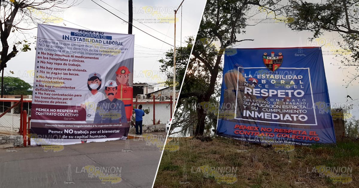 Trabajadores de Pemex alzan la voz Trabajadores de Pemex alzan la voz