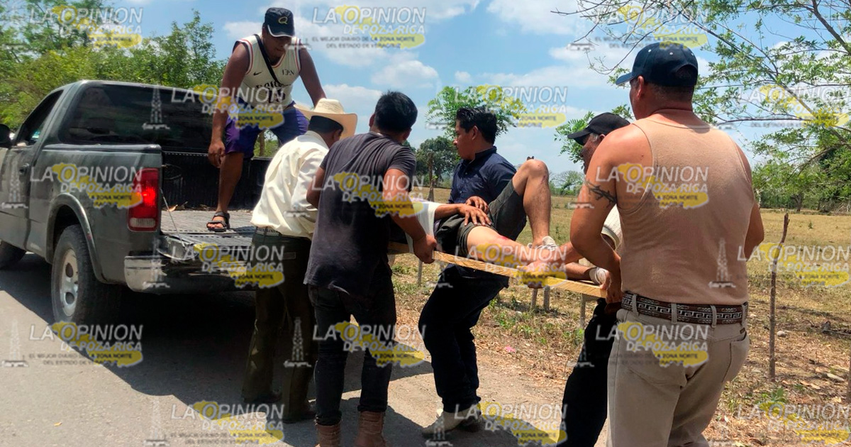 Tres horas tirado y con la pierna fracturada y no llegó la ambulancia