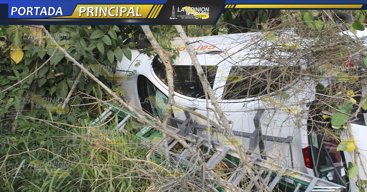 Vuelca unidad de grupo CARSO