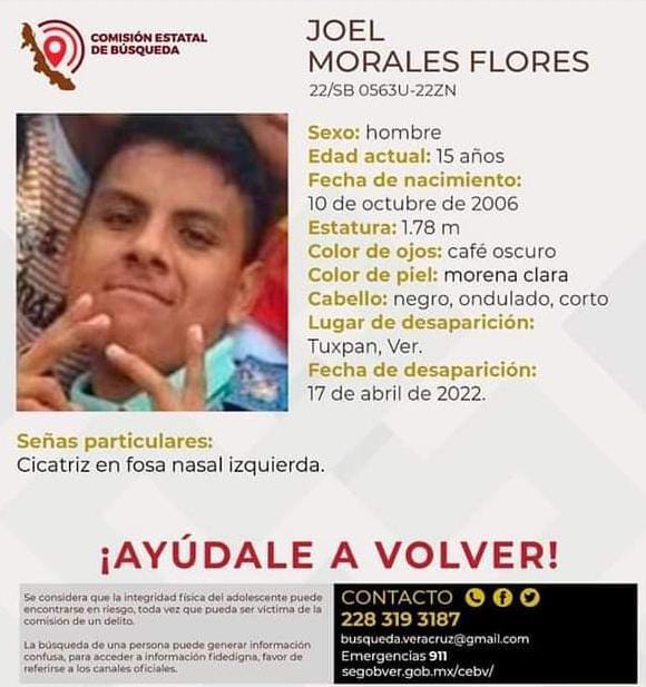 Desaparece sin dejar rastro