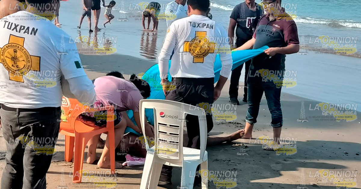 ¡A punto de ahogarse!