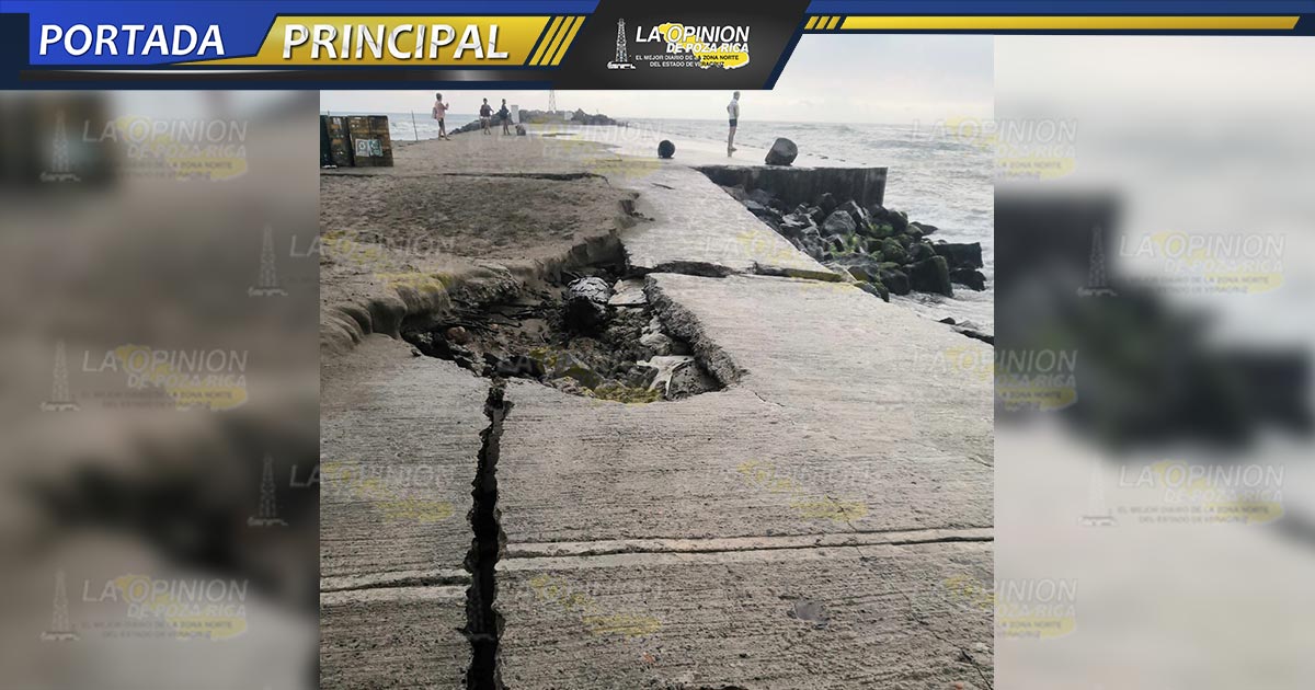 ¡Fractura en la escollera!