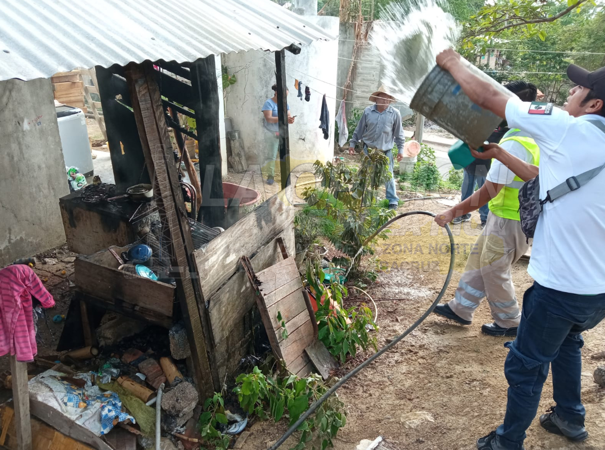 Arde cocina de una vivienda en Morgadal